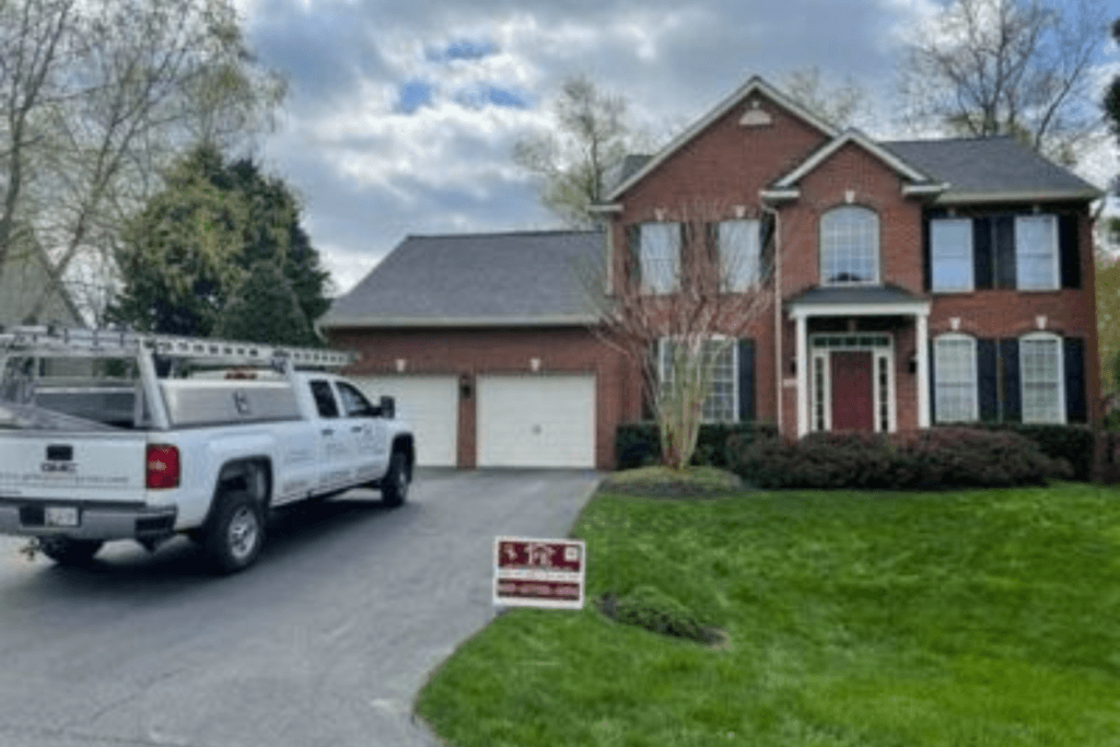 Roofing job Frederick Politz Enterprises